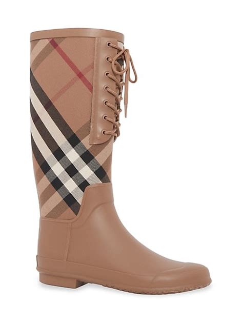 saks burberry brit|saks burberry rain boots.